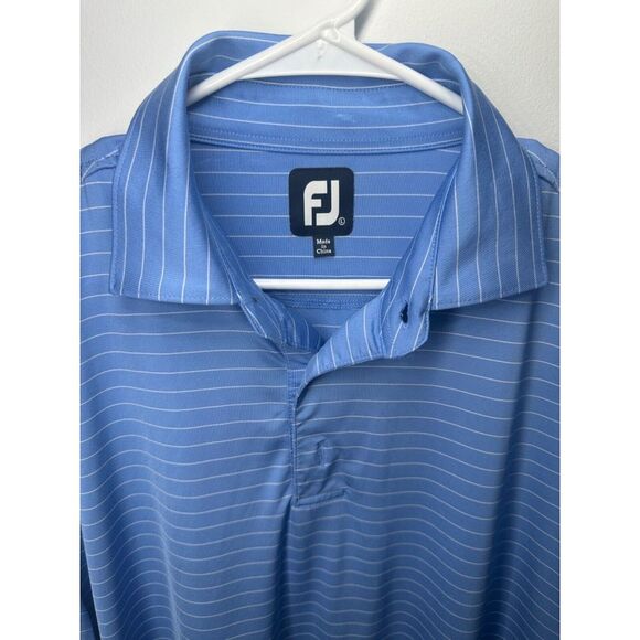 Footjoy Titleist Short Sleeve Men's Polo Shirt Size Large - Flaw - Picture 3 of 4